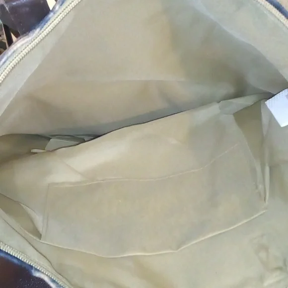 Hobo Multi Color Splatter Blue & White Paint Design Bag & Wallet - Picture 12 of 13